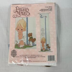 Precious Moments BABY JUST GROWS GROWTH CHART Counted Cross Stitch 131-05 OPEN